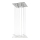 ITALUX - Люстра на мотузці DIAMOND 4xGU10/50W/230V + 12xG4/10W