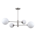 ITALUX - Люстра на стрижні EVORA 4xG9/5W/230V нікель