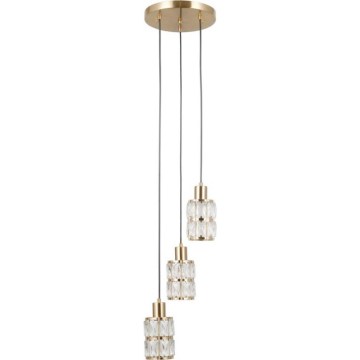 ITALUX - Люстра на тросе ALMA 3xE27/40W/230V золотая