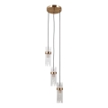 ITALUX - Люстра на тросе TARASO 3xE14/40W/230V золотая