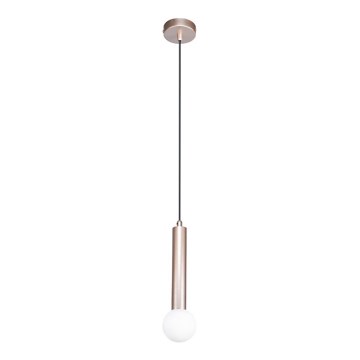 ITALUX - Люстра на тросі FILANO 1xG9/5W/230V рожево-золота