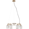 ITALUX - Люстра на тросі SIMONA 6xE14/40W/230V золота