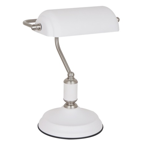 ITALUX MT-HN2088 WH+S.NICK - Настільна лампа Pablo 1xE27/40W/230V білий