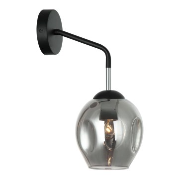 ITALUX - Настенный светильник BORGO 1xE27/40W/230V черный