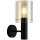ITALUX - Настенный светильник SARDO 1xE27/40W/230V черный/золотистый