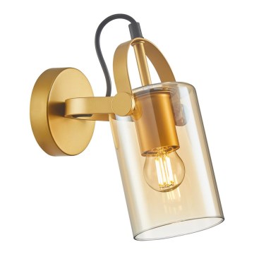 ITALUX - Настенный точечный светильник NANESMA 1xE27/40W/230V золотистый