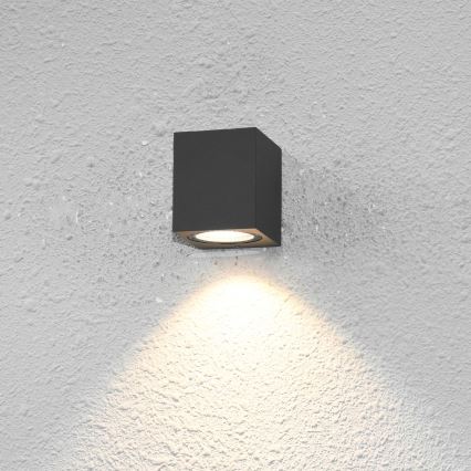 ITALUX - Вуличний настінний світильник GENTA 1xGU10/40W/230V IP54 8 см
