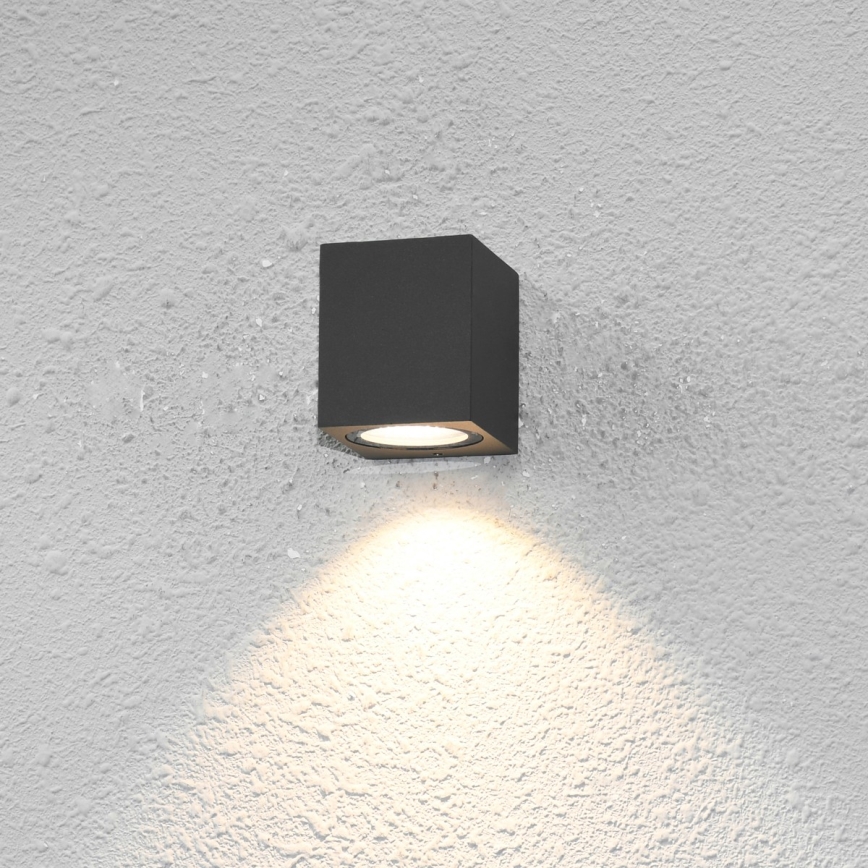 ITALUX - Вуличний настінний світильник GENTA 1xGU10/40W/230V IP54 8 см