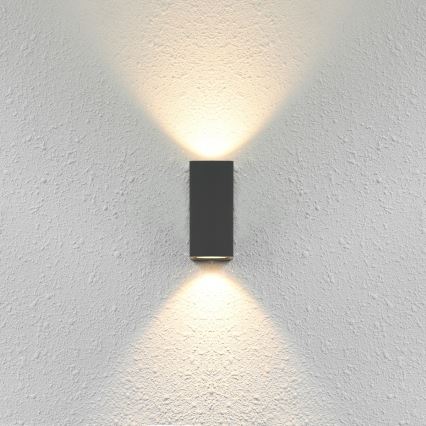 ITALUX - Вуличний настінний світильник GENTA 2xGU10/40W/230V IP54 15 см