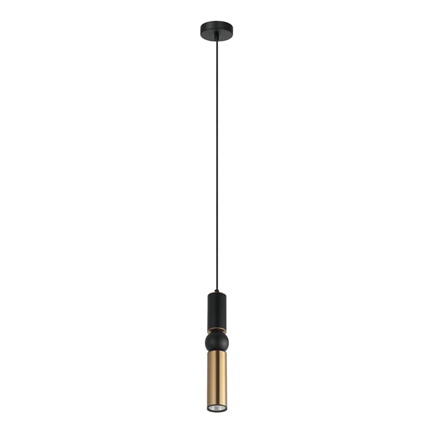 ITALUX - Підвісна люстра ISIDORA 1xGU10/25W/230V чорний/бронза