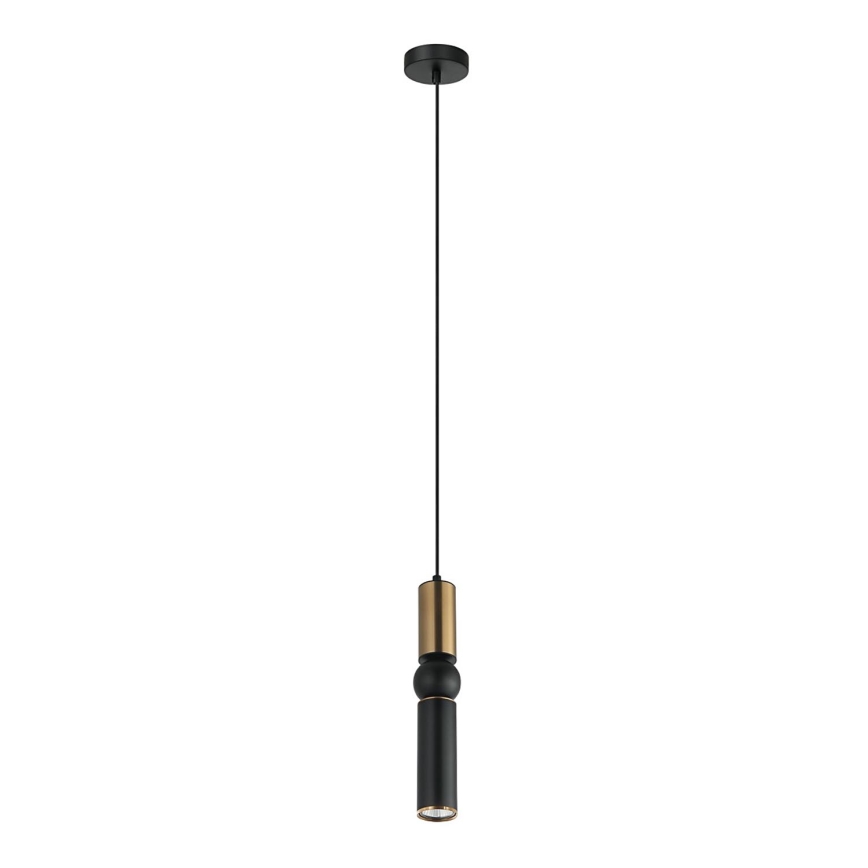 ITALUX - Підвісна люстра ISIDORA 1xGU10/25W/230V чорний/бронза