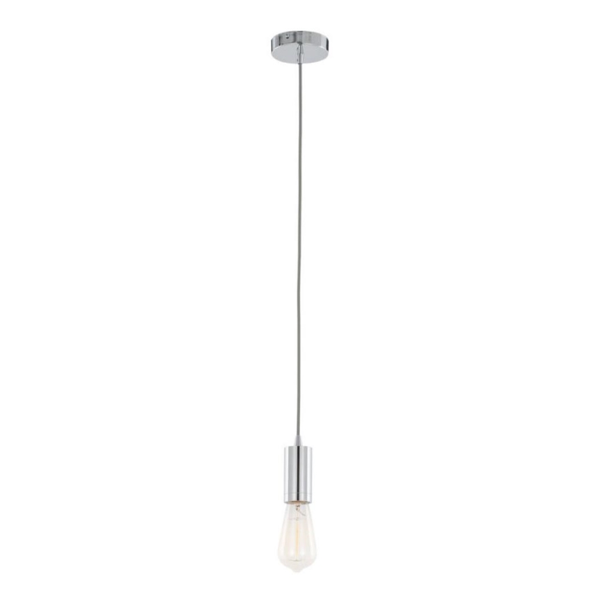 ITALUX - Підвісна люстра MODERNA 1xE27/60W/230V глянцевий хром
