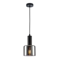 ITALUX - Підвісна люстра SANTIA 1xE27/40W/230V чорний