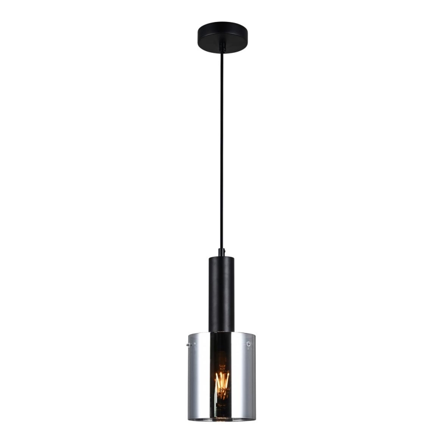 ITALUX - Підвісна люстра SARDO 1xE27/40W/230V чорний