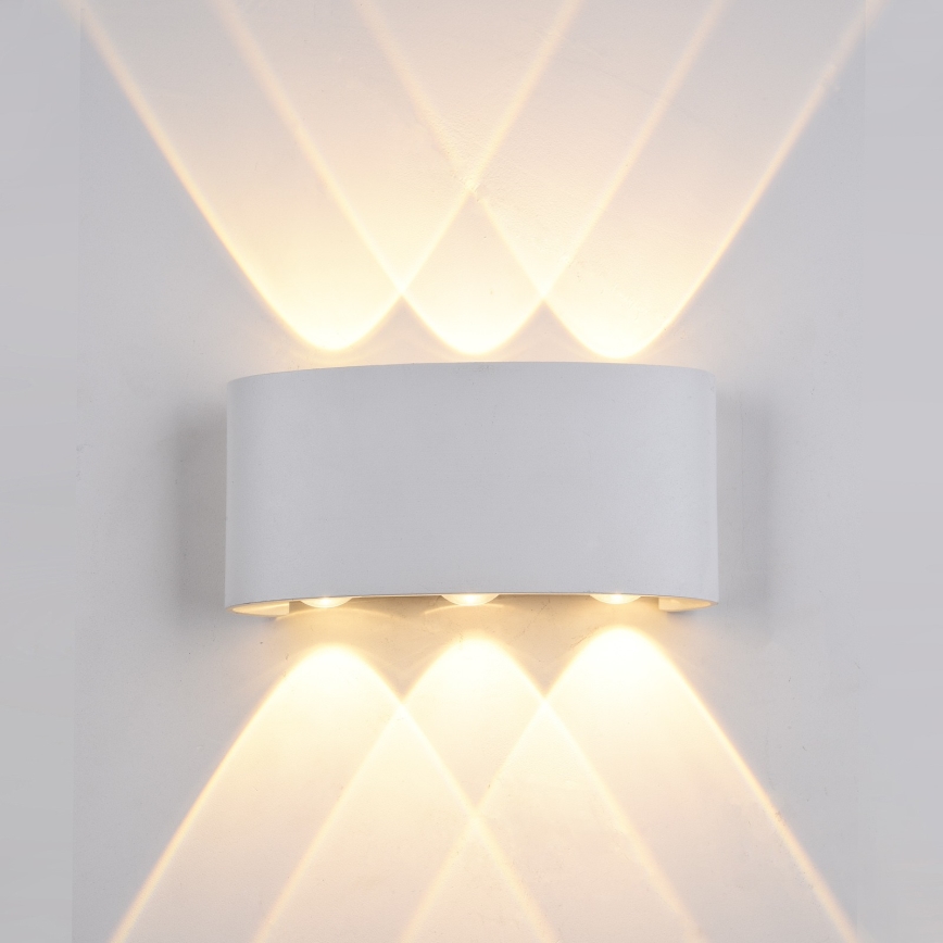 ITALUX - Вуличний світлодіодний настінний світильник GILBERTO 3xLED/2W/230V 3000K IP54