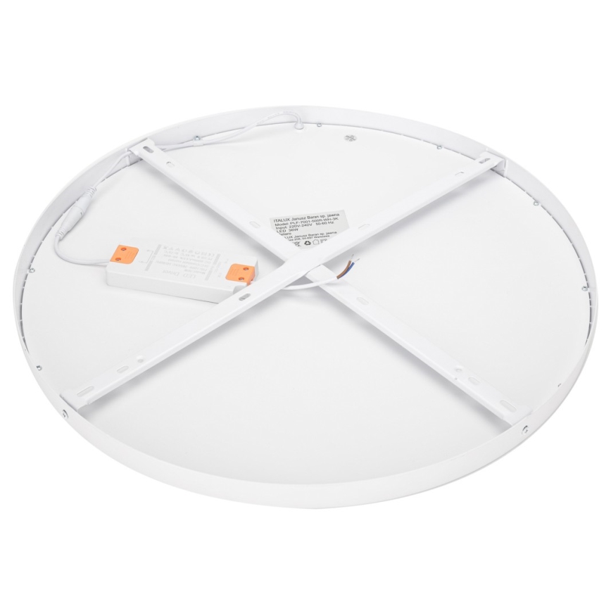 ITALUX - Стельовий LED світильник PELARO LED/36W/230V 3000K діаметр 50 см білий