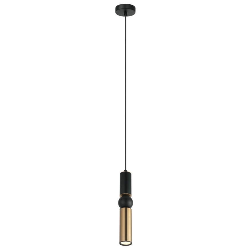 ITALUX - Підвісна люстра ISIDORA 1xGU10/25W/230V чорний/бронза