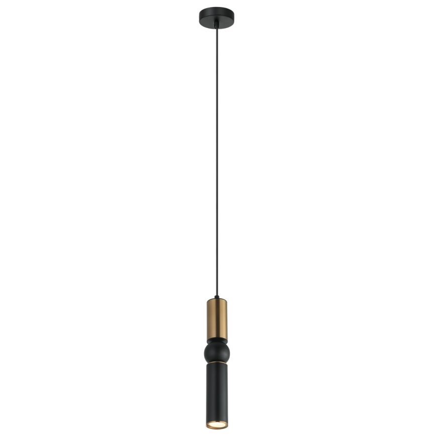 ITALUX - Подвесная люстра ISIDORA 1xGU10/25W/230V черный/бронзовый