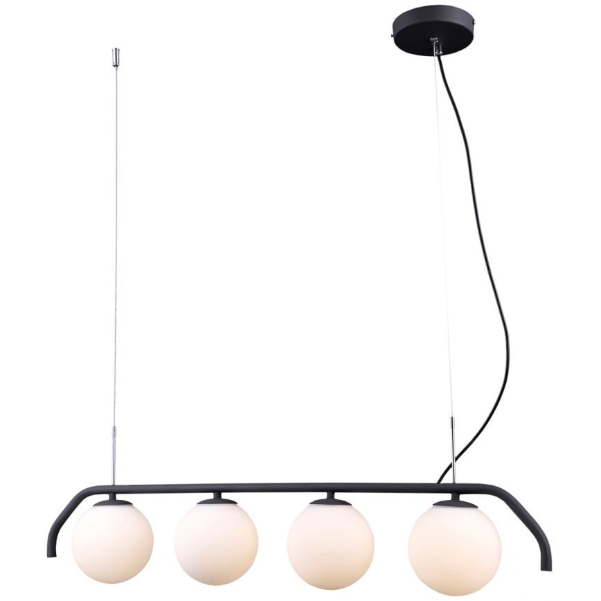 ITALUX - Подвесная люстра CARIMI 4xG9/5W/230V черный