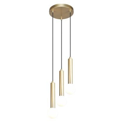 ITALUX - Люстра на тросі FILANO 3xG9/5W/230V золота