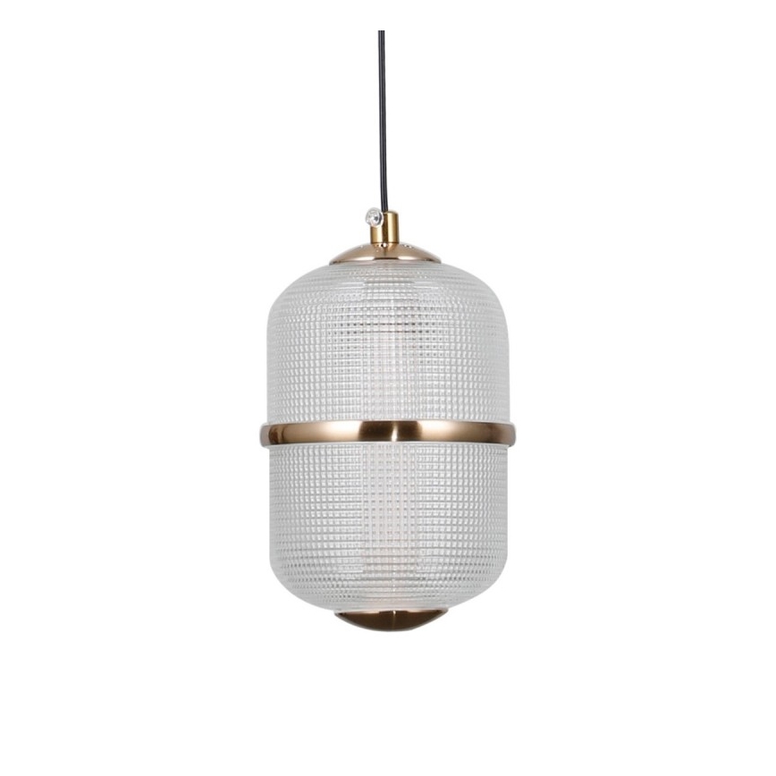 ITALUX - LED-підвісна люстра на тросі ALANI 5xLED/5,6W/230V 3000K чорний/золотий