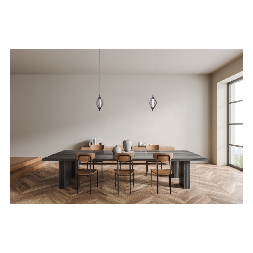 ITALUX - LED люстра на тросе SEVILLA LED/5W/230V 3000K черная