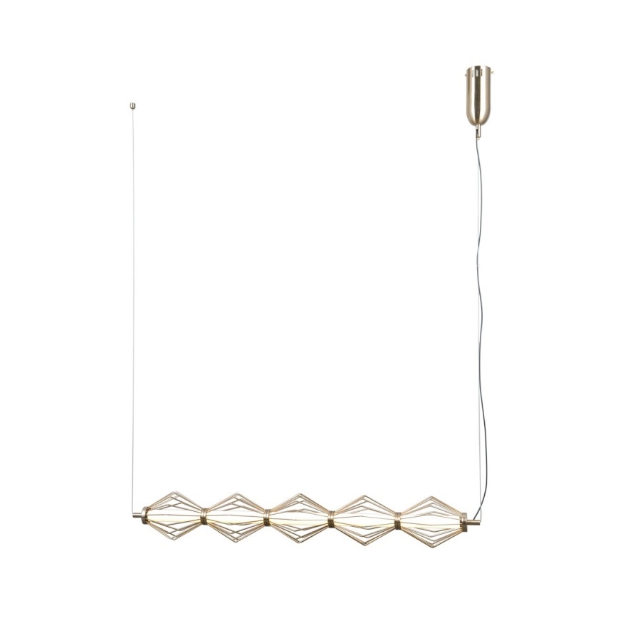 ITALUX - LED люстра на тросі SEVILLA LED/25W/230V 3000K золота