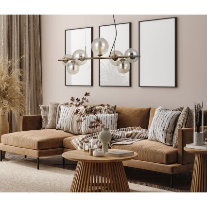 ITALUX - Люстра на тросе CANELLO 7xG9/5W/230V латунь