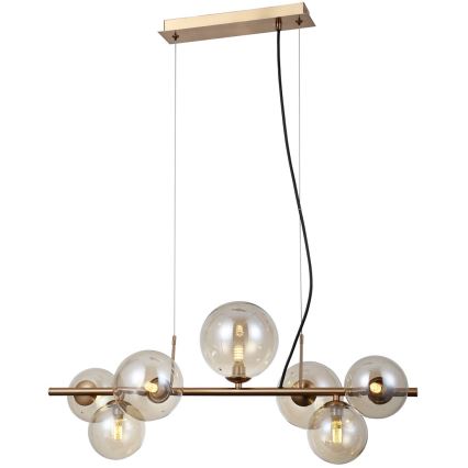 ITALUX - Люстра на тросе CANELLO 7xG9/5W/230V латунь