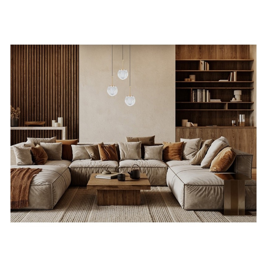 ITALUX - Люстра на тросе PADRI 3xG9/5W/230V золотая