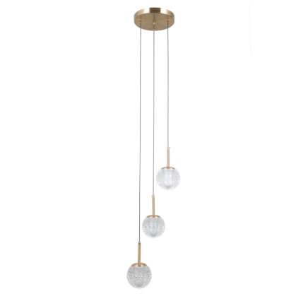 ITALUX - Люстра на тросе PADRI 3xG9/5W/230V золотая