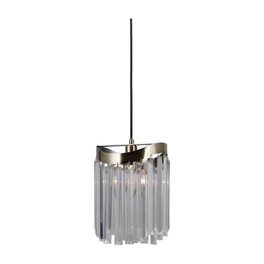 ITALUX - Подвесная люстра SABRIGA 1xE14/40W/230V матовый хром