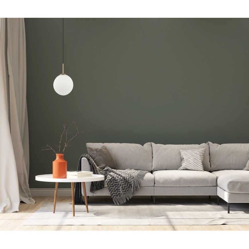 ITALUX - Підвісна люстра DEORE 1xE27/40W/230V діаметр 30 см бронза