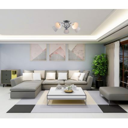 ITALUX - Припотолочная люстра LUGANO 3xE27/40W/230V