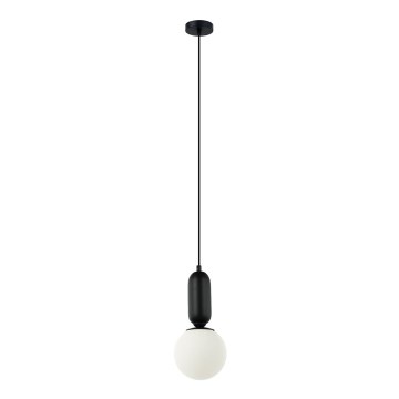 ITALUX - Подвесная люстра ALDEVA 1xE27/40W/230V диаметр 15 см черный