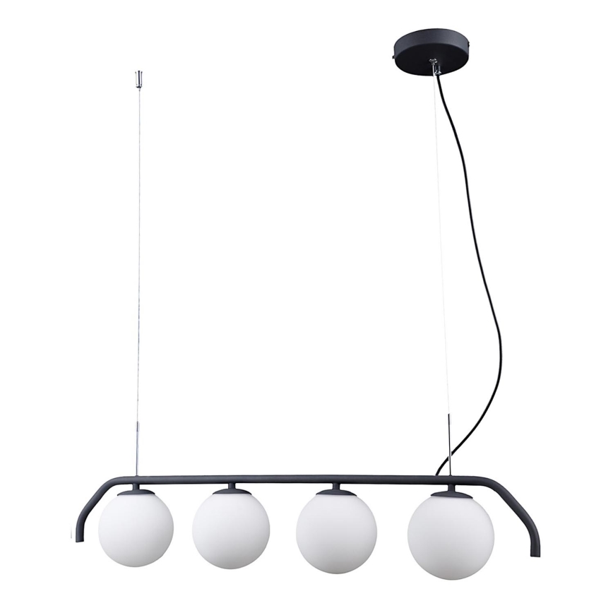 ITALUX - Подвесная люстра CARIMI 4xG9/5W/230V черный