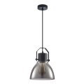 ITALUX - Подвесная люстра DARLENA 1xE27/40W/230V черный