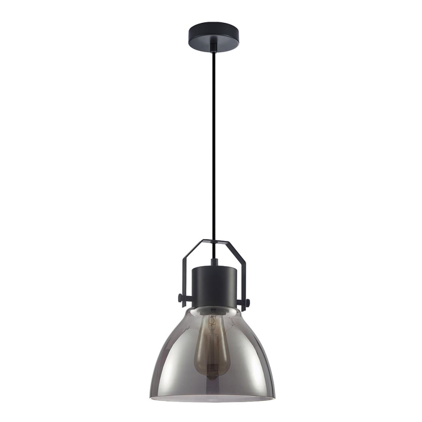 ITALUX - Подвесная люстра DARLENA 1xE27/40W/230V черный