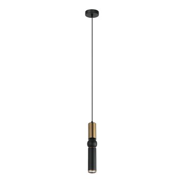 ITALUX - Подвесная люстра ISIDORA 1xGU10/25W/230V черный/бронзовый