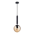 ITALUX - Подвесная люстра RAVENA 1xE27/10W/230V черный