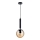 ITALUX - Подвесная люстра RAVENA 1xE27/10W/230V черный