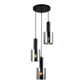ITALUX - Подвесная люстра SARDO 3xE7/40W/230V черный
