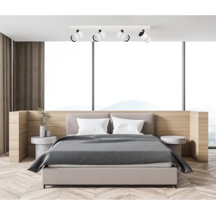 ITALUX - Точечный светильник LACONI 4xGU10/35W/230V белый