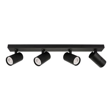 ITALUX - Точечный светильник LACONI 4xGU10/35W/230V черный