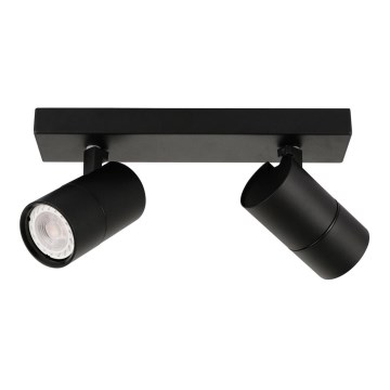 ITALUX - Точковий світильник LACONI 2xGU10/35W/230V чорний