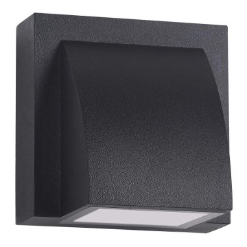 ITALUX - Вуличний світлодіодний настінний світильник EDGAR LED/3W/230V IP54 3000K чорний