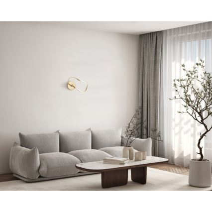 ITALUX - LED настенный светильник AMAYA LED/20W/230V золотой