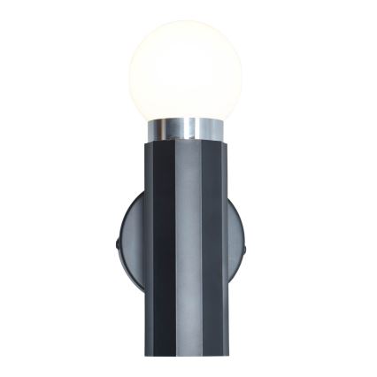 ITALUX - Настенный светильник MACERA 1xE27/40W/230V чёрный
