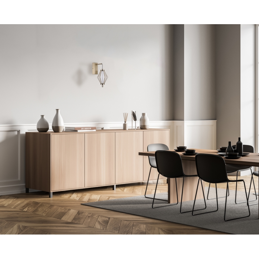 ITALUX - LED настінний світильник SEVILLA LED/5W/230V 3000K золотий