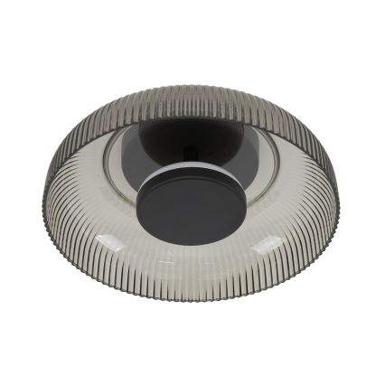 ITALUX - LED потолочный светильник PASSO LED/8W/230V 3000K диаметр 25 см дымчато-черный